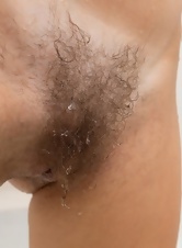 Bathtub Hairy Pussy Tease Pics