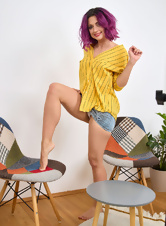 Purple Haired Milf Pussy Pics