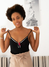 Ebony Babe In Black Hairy Pussy Pics