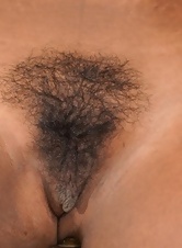 Hairy Bush Solo Tease Gallery With Natural Tits