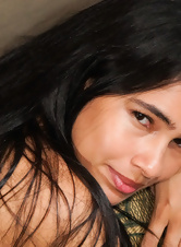 Nude Solo Tease Hairy Pussy Natural Tits